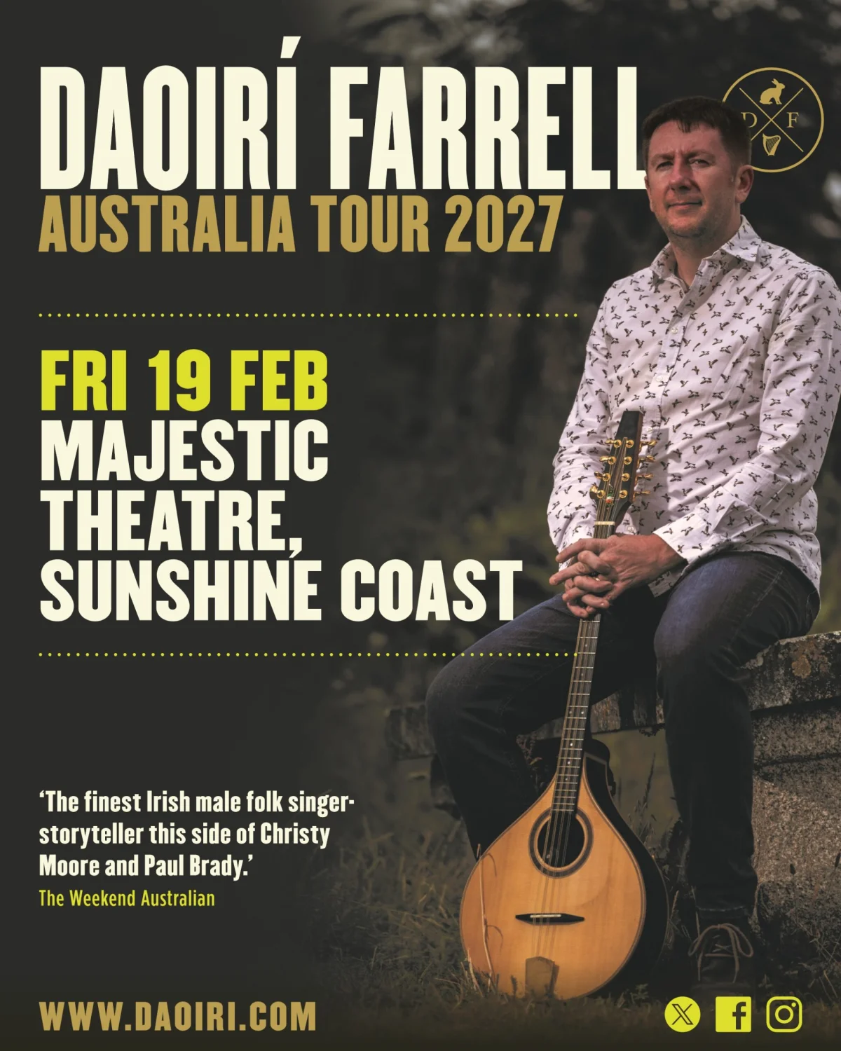 DAOIRI FARRELL at The Majestic Theatre