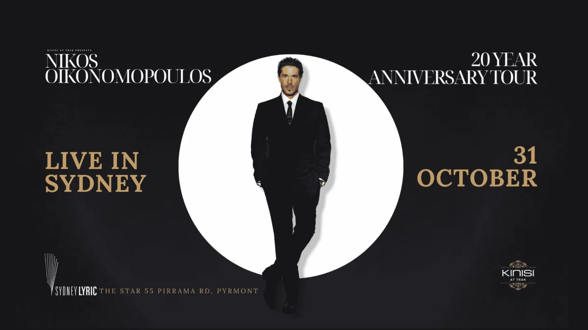 Nikos Oikonomopoulos - 20 Year Anniversary Tour at Sydney Lyric