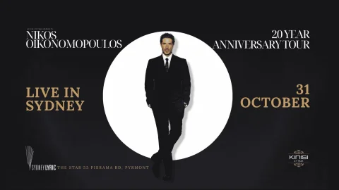 Nikos Oikonomopoulos - 20 Year Anniversary Tour at Sydney Lyric