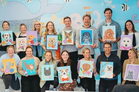 Paint and Sip in Torquay VIC BYO food and drinks in Geelong
