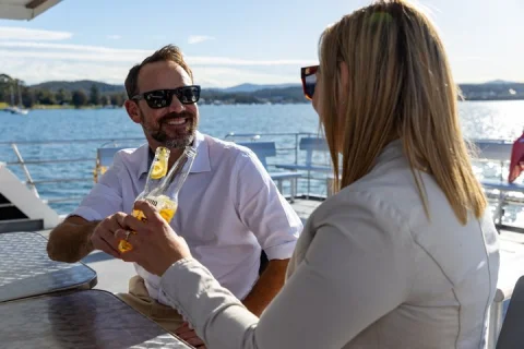 Lake Macquarie Sunset Dinner Cruise with BBQ and Desserts in Newcastle & Maitland