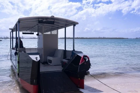Gold Coast Broadwater Self Drive BBQ Pontoon Hire for up to 12 in Gold Coast