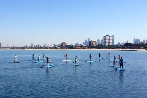 St Kilda SUP Group Lesson in Melbourne