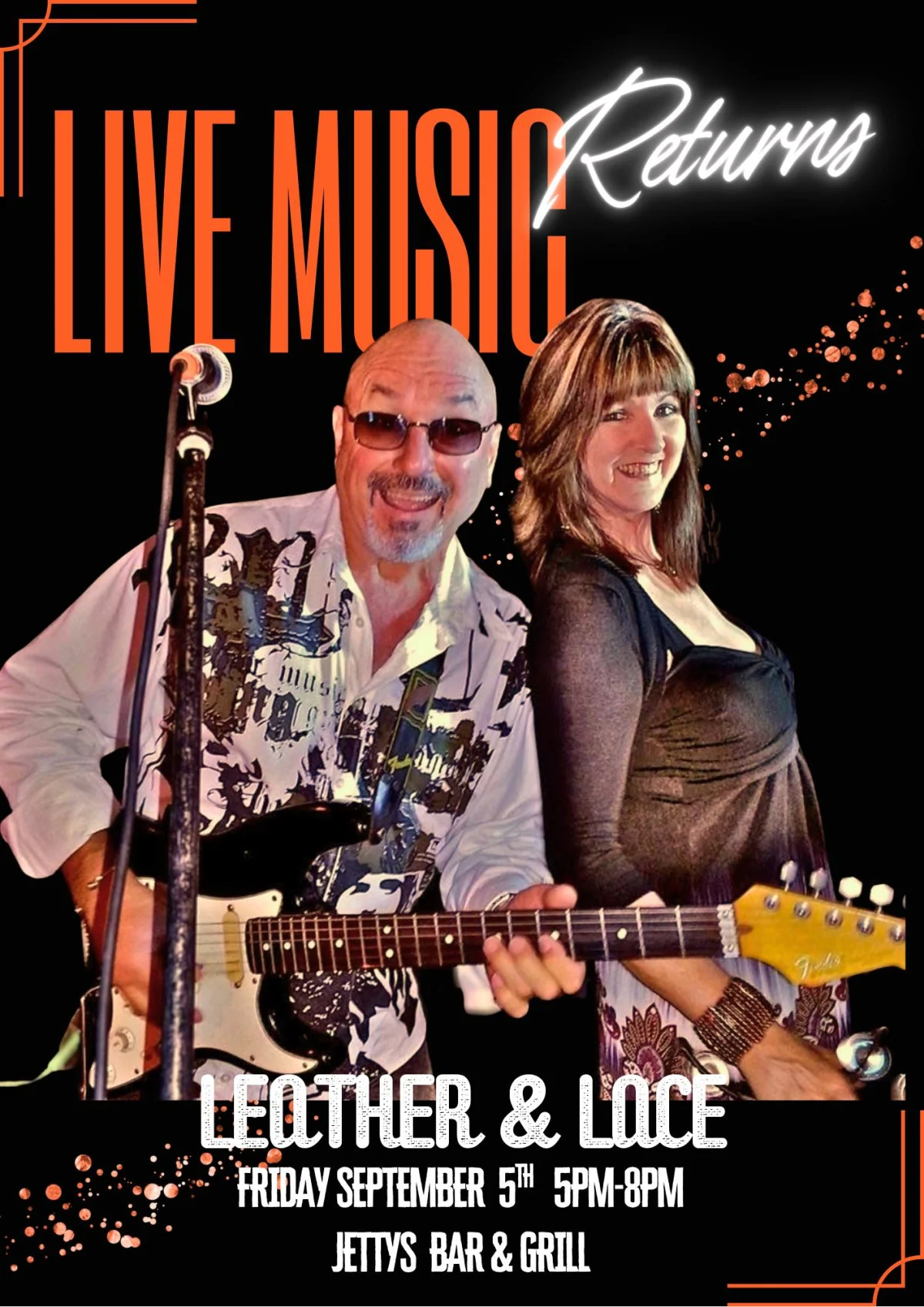 Leather and lace duo, Leather n Lace Duo ROAK & POW at Prince of Wales Hotel Motel