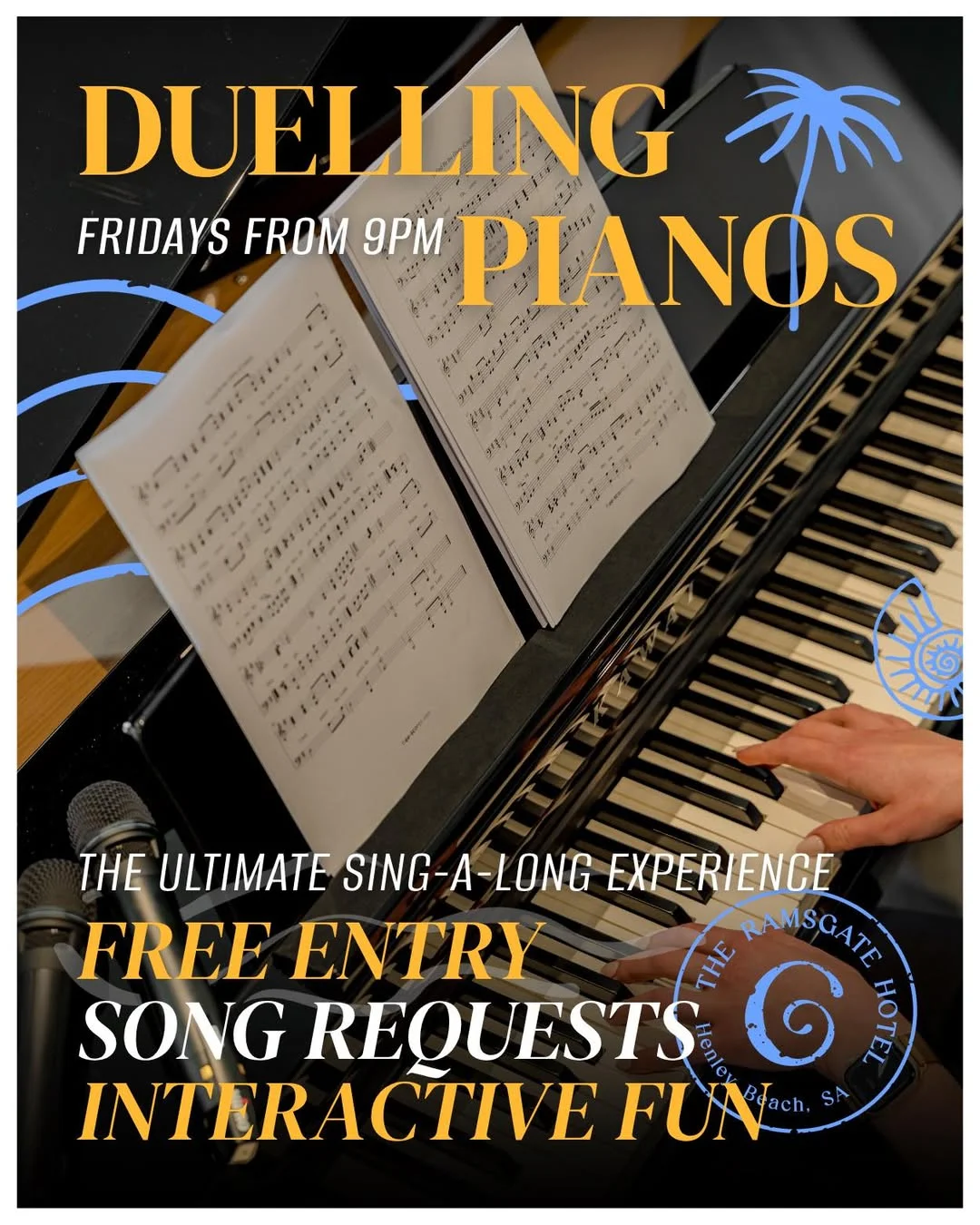Duelling Pianos, Friday Live Music Feature Act at Ramsgate Hotel