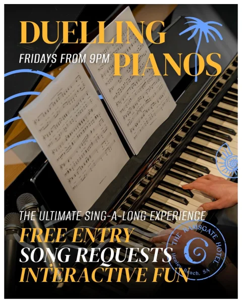 Duelling Pianos, Friday Live Music Feature Act at Ramsgate Hotel