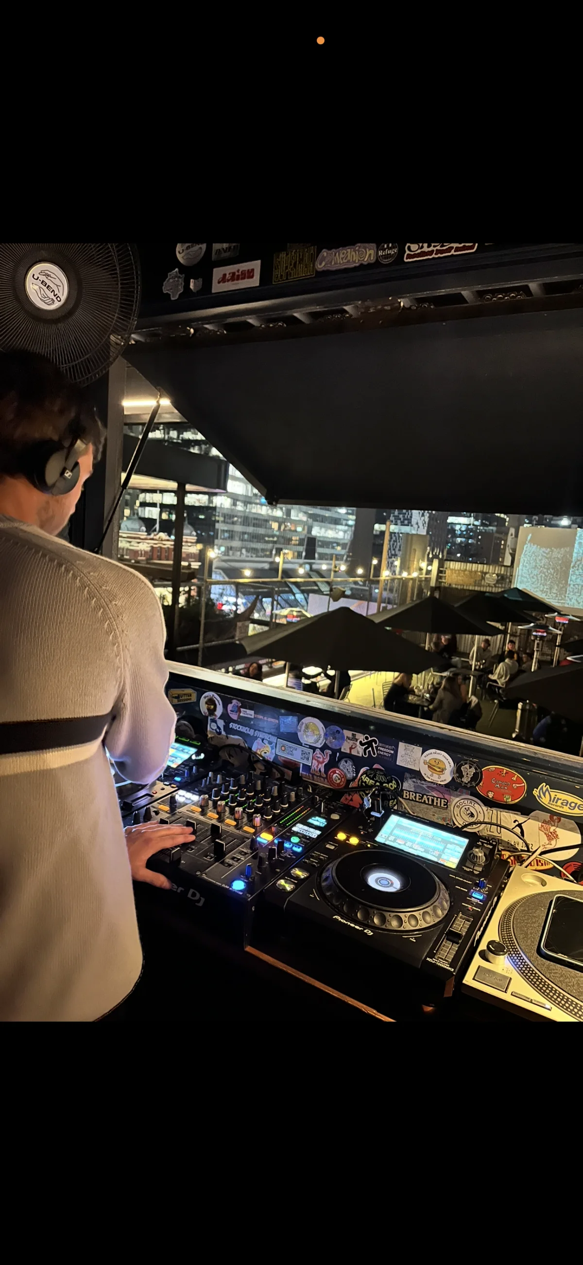 Ben Coll, DJ at Rooftop Bar at Rooftop Bar