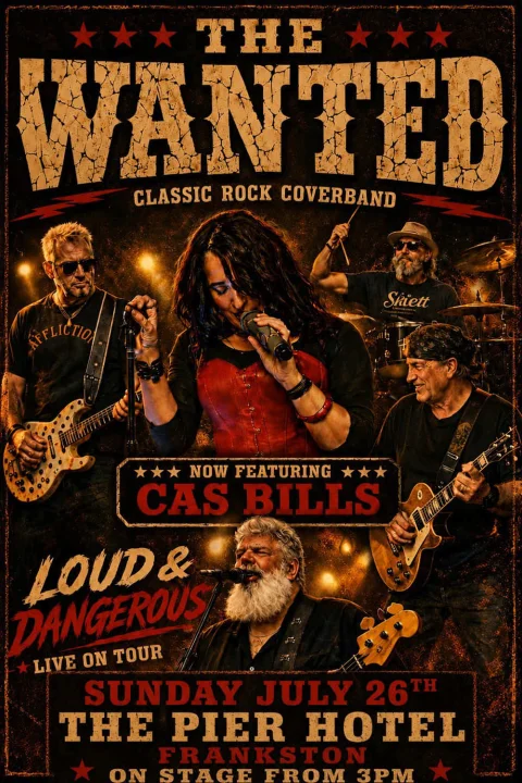 The Wanted Classic Rock Coverband, Saturday Live Band @ Aussie Hotel at Aussie Hotel