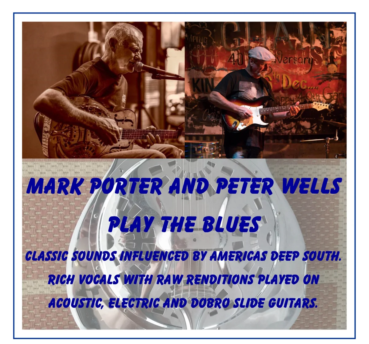 Mark Porter Trio including Peter Wells, Saturday Night Diggers Bar at Tewantin Noosa RSL