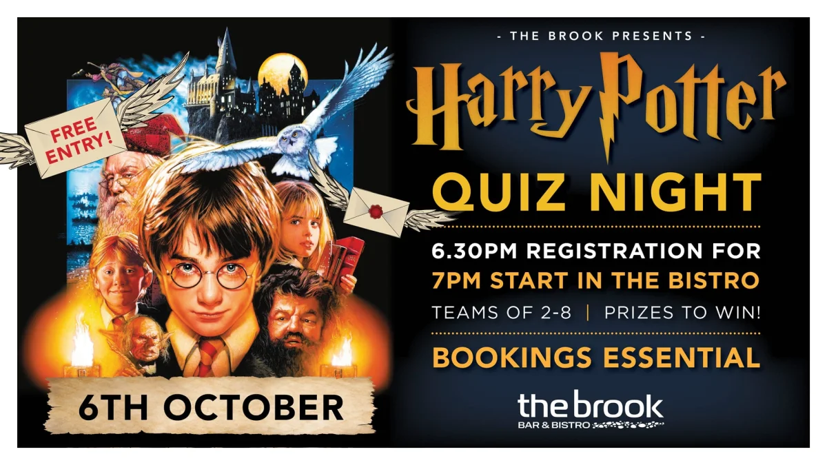 Harry Potter Quiz Night at Brook Bar & Bistro