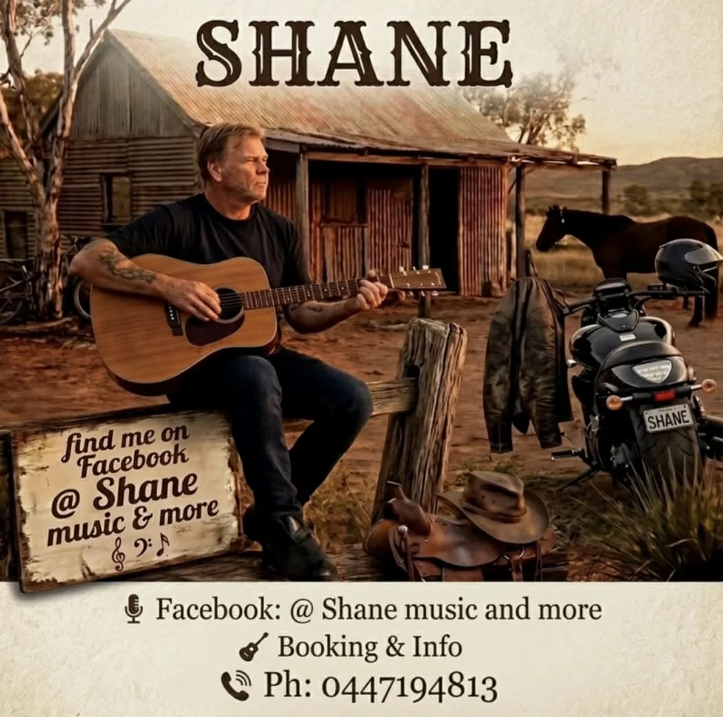 SHANE Music and more, Saturday Entertainment at The Bayswater Bar and Grill