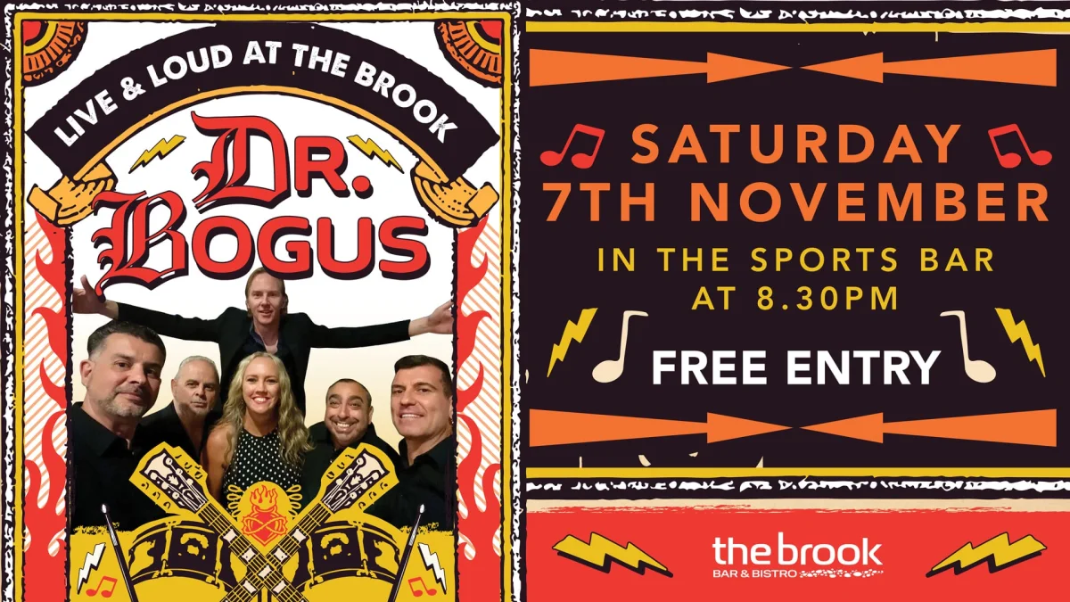 Dr Bogus live at the Brook! at Brook Bar & Bistro