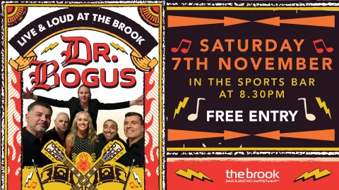 Dr Bogus live at the Brook! at Brook Bar & Bistro