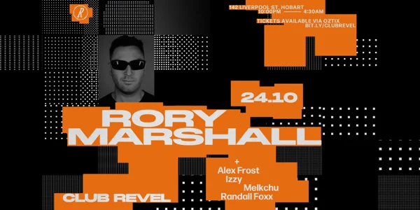 Club Revel Pres. Rory Marshall at The Grand Poobah