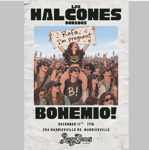 BOHEMIO! + Los Halcones Dorados at Lazybones Lounge Restaurant & Bar