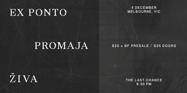 ŽIVA, Ex Ponto & Promaja at The Last Chance Rock & Roll Bar