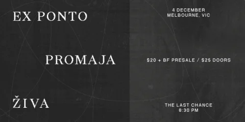 ŽIVA, Ex Ponto & Promaja at The Last Chance Rock & Roll Bar