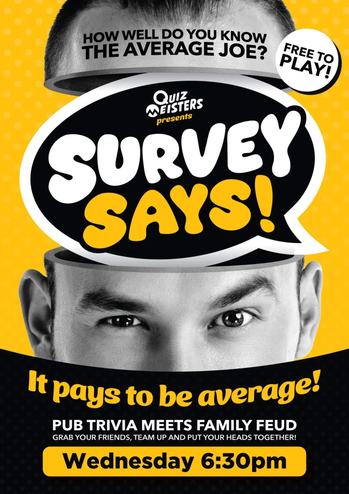 Survey Says, Survey Says | Upper Ross Hotel at Upper Ross Hotel