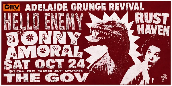 HELLO ENEMY, JONNY AMORAL & RUST HAVEN at The Gibson Stage, The Gov