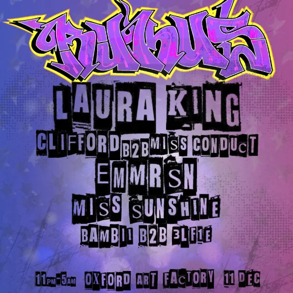 Rukus Takeover @ OAF at Oxford Art Factory