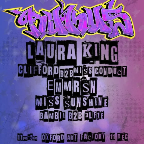Rukus Takeover @ OAF at Oxford Art Factory