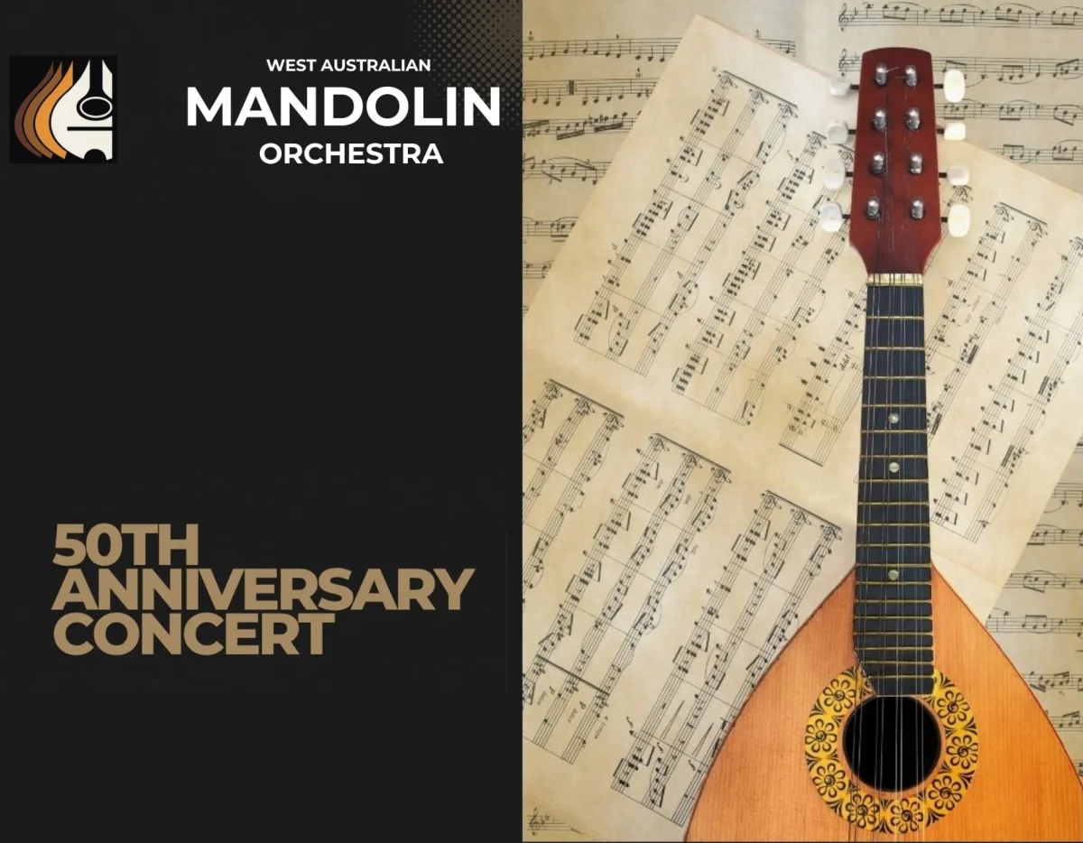 West Australian Mandolin Orchestra 50th Anniversary Concert at Kalamunda Performing Arts Centre
