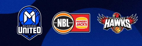 Melbourne United vs Illawarra Hawks at John Cain Arena