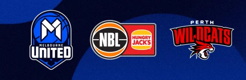 Melbourne United vs Perth Wildcats at John Cain Arena