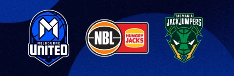 Melbourne United vs Tasmania JackJumpers at John Cain Arena