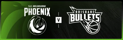 South East Melbourne Phoenix vs Brisbane Bullets at John Cain Arena