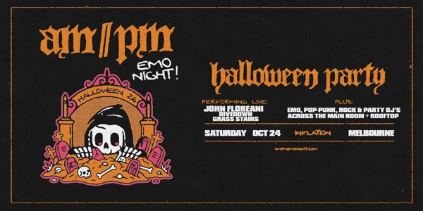 am//pm emo night halloween: melbourne at Inflation Nightclub