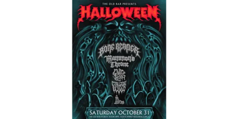 HALLOWEEN AT THE OLD BAR W/ BONE REAPER (SA) + MAMMON'S THRONE + GIANT + CIRCLE OF BLOOD + MIRAS, The Old Bar at The Old Bar