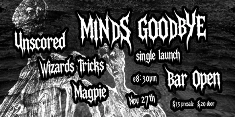 Unscored (Single Launch) w/ Magpie + Wizard Tricks at Bar Open Fitzroy