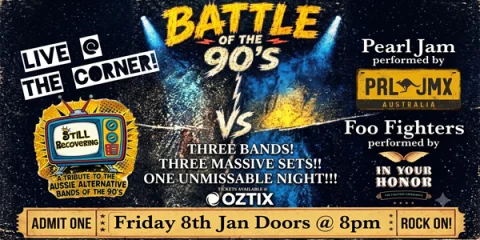 Battle of the 90's at Corner Hotel Richmond