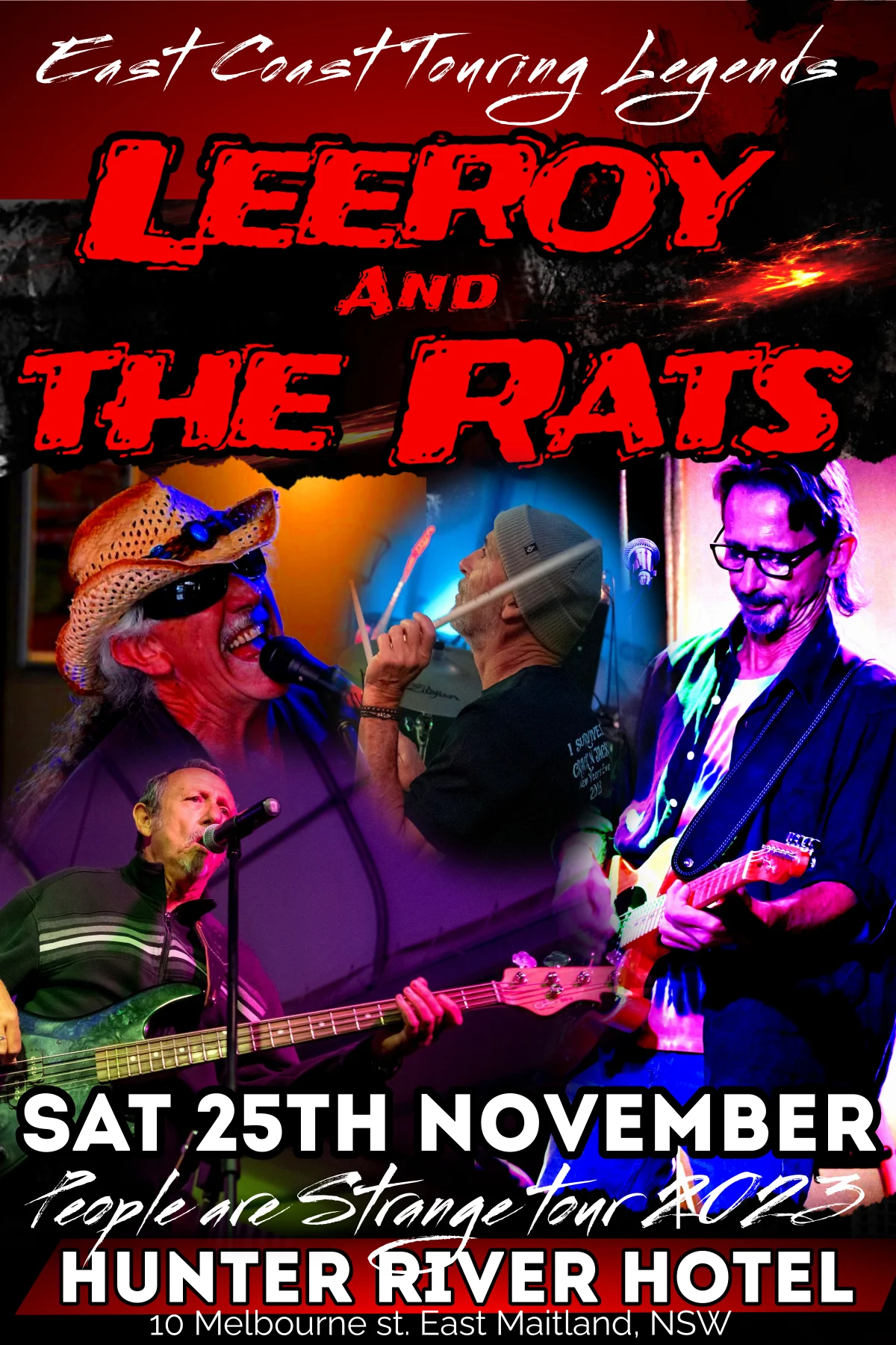 Leeroy and the Rats, Leeroy & The Rats at Hunter River Hotel