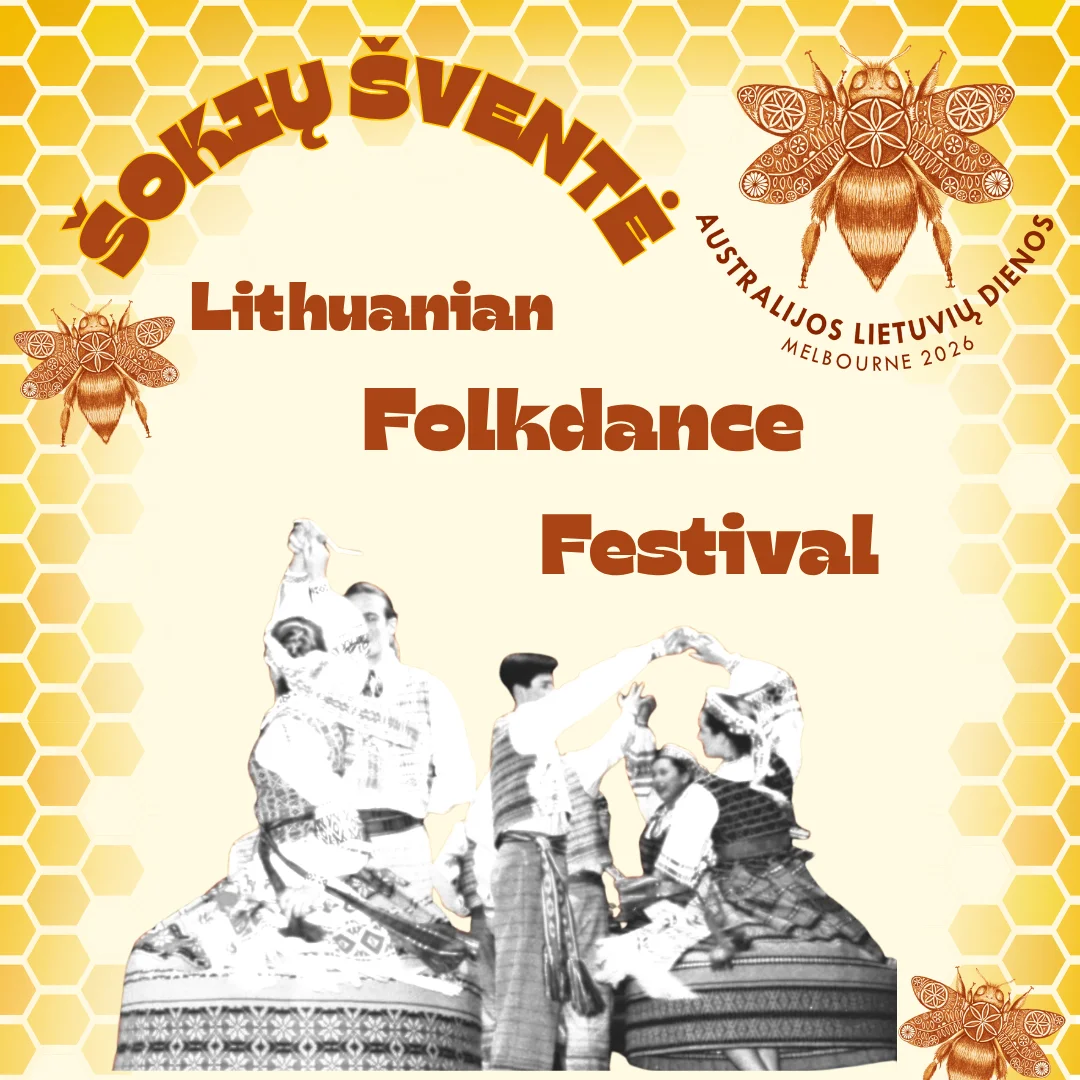 Šokių Šventė - Australian Lithuanian Folkdance Festival 2026 at The National Theatre Melbourne