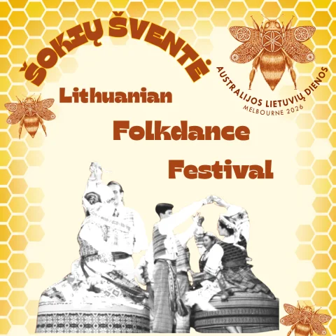 Šokių Šventė - Australian Lithuanian Folkdance Festival 2026 at The National Theatre Melbourne