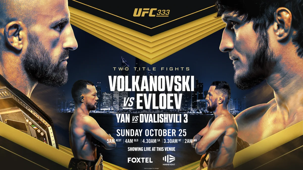 UFC333 live and loud at the Gate! at Gate Bar & Bistro