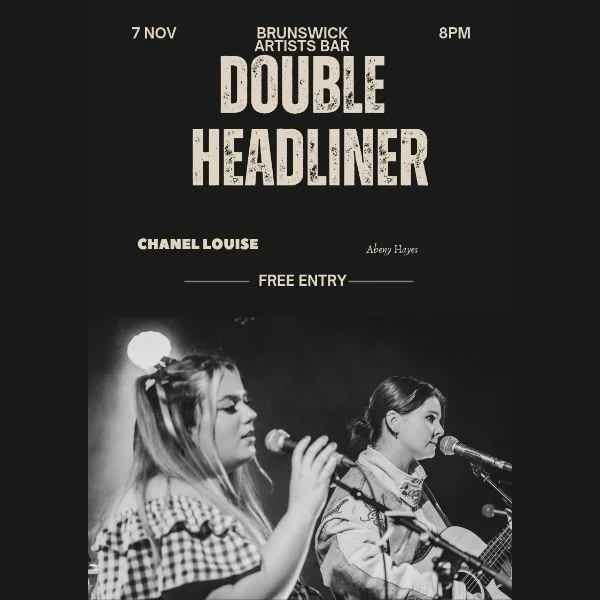 CHANEL LOUISE / ABENY HAYES at Brunswick Artists' Bar