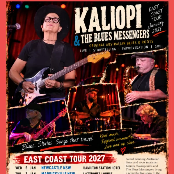 Lvl 1 - KALIOPI & THE BLUES MESSENGERS + MITCH BROADHEAD at Lazybones Lounge Restaurant & Bar, Level 1