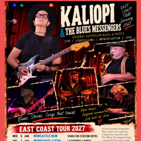 Lvl 1 - KALIOPI & THE BLUES MESSENGERS + MITCH BROADHEAD at Lazybones Lounge Restaurant & Bar, Level 1