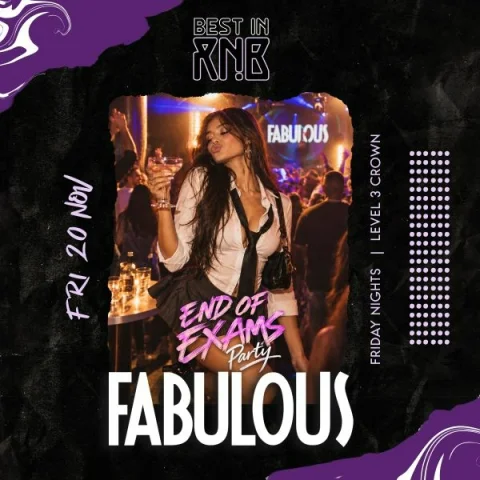FABULOUS Fridays | Best in RNB at Crown Melbourne