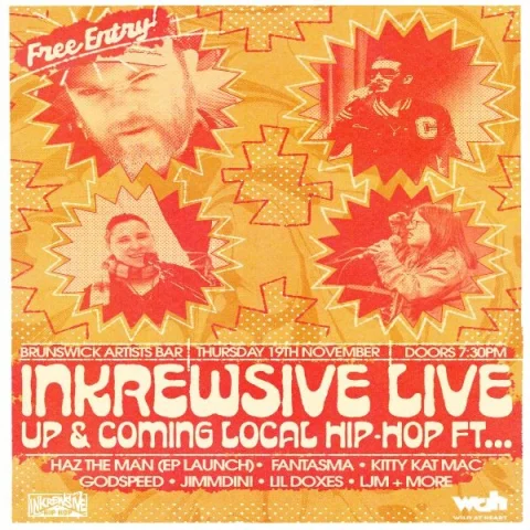 INKREWSIVE LIVE at Brunswick Artists' Bar