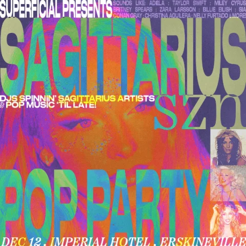 SZN Pop Party: Sagittarius Edition - Sydney at The Imperial Erskineville