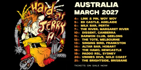 Hard-Ons with Jerry A, Newcastle at Hamilton Station Hotel