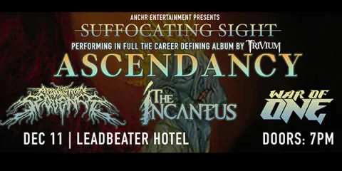 SUFFOCATING SIGHT: PLAYING TRIVIUM’S ‘ASCENDANCY’ IN FULL at Leadbeater Hotel
