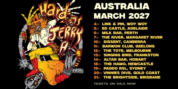 Hard-Ons with Jerry A, Melbourne at The Tote Hotel Band Room