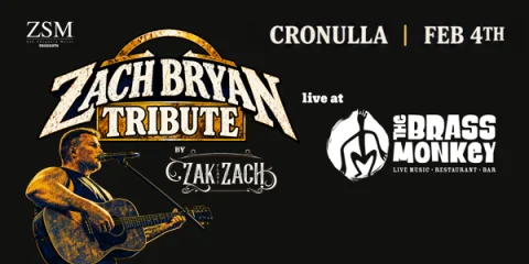 Zach Bryan Tribute Show at Brass Monkey Cronulla