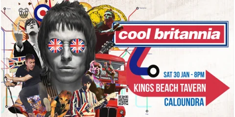 Cool Britannia LIVE in Caloundra at Kings Beach Tavern
