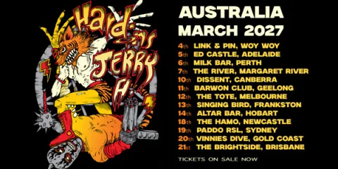 Hard-Ons with Jerry A, Brisbane at The Brightside Brisbane